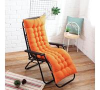 Classic Patio Chair Cushion Thick Comfortable Padded for Rocking Chairs Garden Office Use Swimming Pool Tatmi Style Orange 160x50cm - Outdoor Relaxation Essential