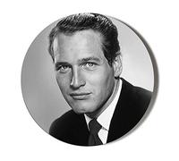 Classic Paul Newman Head Shot Black and White Small 10 x 49mm Vinyl Stickers Pack of 10