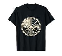 Classic Peace Nature Global Unity Peaceful World Activist T-Shirt