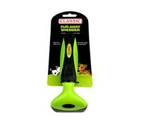 CLASSIC Pet Grooming De-Shedder for Dogs - Small, Green