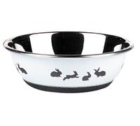 Classic Pet Products Classic Posh Paws Bunny Dish, 350 ml, White