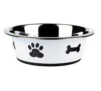 Classic Pet Products Classic Posh Paws Dish, 1600 ml, White