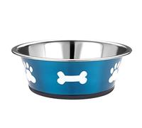 Classic Dog Bowl Posh Paws Pet Food Water - Blue