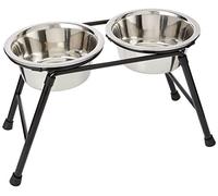 Classic Pet Products Dog High Stand Double Feeder 2 x 900ml Dish