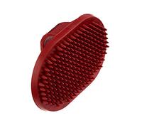 Classic Pet Products Rubber Oval Brush, Red