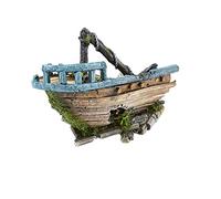 Classic Pet Products Stern Of Sunken Ship Aquarium Ornament