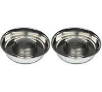 Classic Pet Products Super Premium Stainless Steel Slow Feeder, Medium, 1700 ml (Pack of 2)