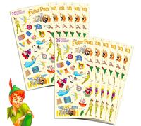 Peter Pan Stickers Party Favors for Boys & Girls 12 Pack Bundle