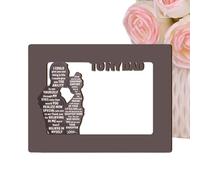 Classic Photo Frame - Wall Desk Frame for Portraits Art Prints | Sturdy MDF Material with Protective Glass, Multi Size Options, Elegant Display Accessory for Home and Office Spaces 7.08x7.08x0.39in