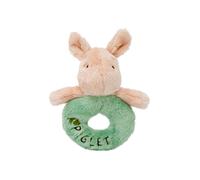(Piglet) Rainbow Designs Classic Winnie The Pooh & Friends Ring Rattles - Eeyore