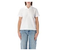 Classic Pique Relaxed Fit Center Back Stripe Polo - female - Thom Browne - Polo Shirts - White - 2XS - Tops 2XS