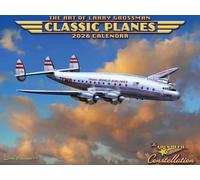 Classic Planes Calendar 2026 Wall Monthly By Larry Grossman