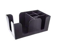 Classic Plastic Bar Storage System Black Bar Container Bar Organizer Bar Spice Container Napkin Holder Straw Holder