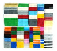 Classic Plate Small Baseplate Tile - 135 Pieces Flat Board Bulk Bricks Accessories Building Blocks Box, Compatible With Major Brands Parts and Pieces