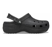 Crocs Women's Classic Platform Glitter Clog Black