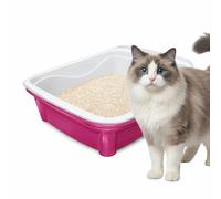 Classic Plus Sifting Litter Box Large - Large Cat Litter Pan with Intelligent Sifting System for Hygiene, Savings & Comfort - Durable, Easy Clean Design for Happy Cats (Pink)