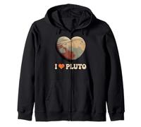 Classic Pluto Planet 20th Anniversary 2026 - I love Pluto Zip Hoodie