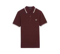 Fred Perry M3600 Twin Tipped Polo Shirt - Oxblood - M3600-597 TWIN TIP