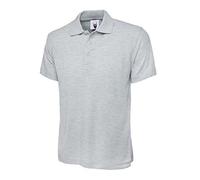 Uneek Clothing Polo Shirt UC101 Classic 220GSM Heather Grey XS