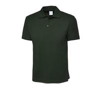 Uneek UC101 Classic Polo Shirt 220GSM Bottle Green S Colour: Green, Si S