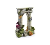 CLASSIC Polyresin Twin Column Ruin Aqaurium Ornament 22cm