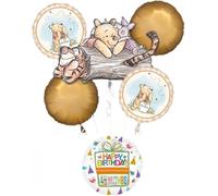 Classic Pooh Birthday Party Supplies 6pc Balloons Decorations