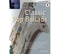 Classic Pop Ballads alto saxophone (easy - intermediate) with appended piano par