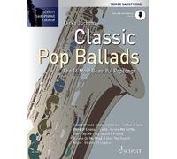 Classic Pop Ballads tenor saxophone (easy - intermediate) piano part included wi