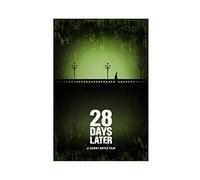 Classic Popular Horror Plot 28 Days Later Movie Poster 12 Canvas Poster Wall Art Decor Print Picture Paintings for Living Room Bedroom Decoration Unframe:12×18inch(30×45cm)