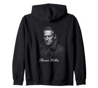 Classic Portrait Of Thomas Hobbes Philosopher Zip Hoodie