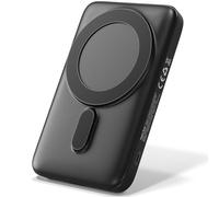 Classic Power Bank 10,000 mAh Black - 22.5W fast-charging power bank with PD20W, 15W wireless charging, USB-C input/output, USB-A, Lightning input & magnetic function for everyday use & travel