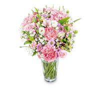 Classic Pretty & Pink - Fresh Flowers - Birthday, Anniversary, Get Well, Thank You, Occasion Flower - Cut Floral Arrangement for Gifts, Weddings, Sympathy, Celebrations, Mothers day (Medium)