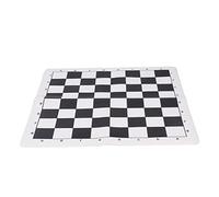 Classic PU Chess Board 35x35cm Portable Foldable Standard Chessboard Only Soft Travel Outdoor Camping Educational Game for Adults Family