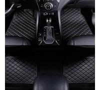 Classic PU Leather Floor Mats for Kia Rio Ⅰ Ⅱ Hatchback/Sedan 1999 2000 2001 2002 2003-2009 - Dustproof, Waterproof, and Non-Slip - for a New Level of Driving Comfort,All-black