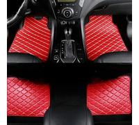 Classic PU Leather Floor Mats for Subaru Uncharted EV CUV 2025 2026 2027- - Dustproof, Waterproof, and Non-Slip - for a New Level of Driving Comfort,Red