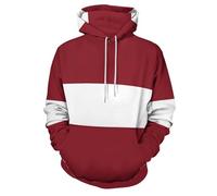 Classic Pullover Hooded Sweatshirt Latvia national flag Pullover Hoody Top Hoodie for Mens and Ladies Hooded Sweatshirts Kangaroo pocket,White,M