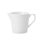 Classic Pure White Ceramic Mini Cream Pitcher with Handle Milk Coffee Creamer Set Porcelain Sugar and(G)
