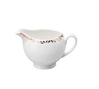 Classic Pure White Ceramic Mini Cream Pitcher with Handle Milk Coffee Creamer Set Porcelain Sugar and(B)