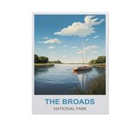 Classic Puzzle 1000 Pieces,Broads National Park, England,Unique Home Decorations and Gifts-DI50x70cmJ448