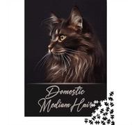 Classic Puzzle, 1000 Pieces, Domestic Medium Hair, 70x50cm/1000pcs