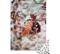 Classic Puzzle, 1000 Pieces, Frosty Autumn Leaves, 70x50cm/1000pcs