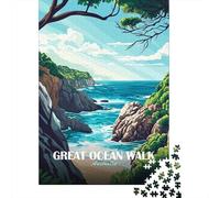 Classic Puzzle, 1000 Pieces, Great Ocean Walk Australia Coastal View, 70x50cm/1000pcs