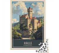 Classic Puzzle, 1000 Pieces, Halle Germany, 70x50cm/1000pcs