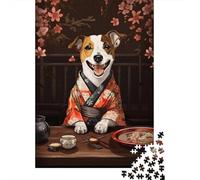 Classic Puzzle, 1000 Pieces, Jack Russell Terrier Food, 52x38cm/1000pcs
