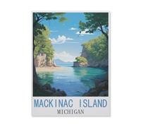 Classic Puzzle 1000 Pieces, Mackinac Island, Michigan, Child or a Friend, 1000 Pieces (75 x 50 cm) FL71