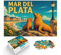 Classic Puzzle, 1000 Pieces, Mar Del Plata Sea Lions, 1000pcs (70x50cm) | For puzzle lovers in winter, this adult jigsaw puzzle with 1000 pieces fits relaxed evenings through December.