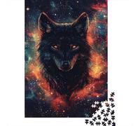Classic Puzzle, 1000 Pieces, Stellar Wolf Gaze -1, 52x38cm/1000pcs | For winter weekends, this adult jigsaw puzzle with 1000 pieces brings a classic 1000-piece puzzle to winter leisure.