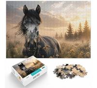 Classic Puzzle, 1000 Pieces, Wild Horse Serenity, 1000pcs (75x50cm) | For rainy days and slower weekends, this adult jigsaw puzzle with 1000 pieces fits calm indoor leisure.