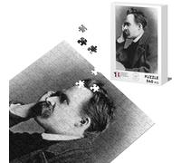 Classic puzzle 540 pieces Friedrich Nietzsche philosopher celebrity vintage portrait