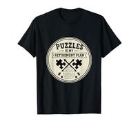 Classic Puzzle Solving is My Retirement Plan Puzzle Lover T-Shirt